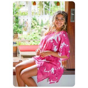 NWT Lani Lau Pink Yoko Dress sz OS